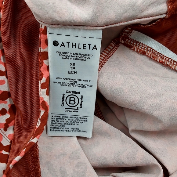 Athleta High Rise Mesh Racer 3” Short - Picture 7 of 12